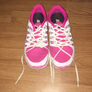 Nike Pink and White Women's Athletic Shoes